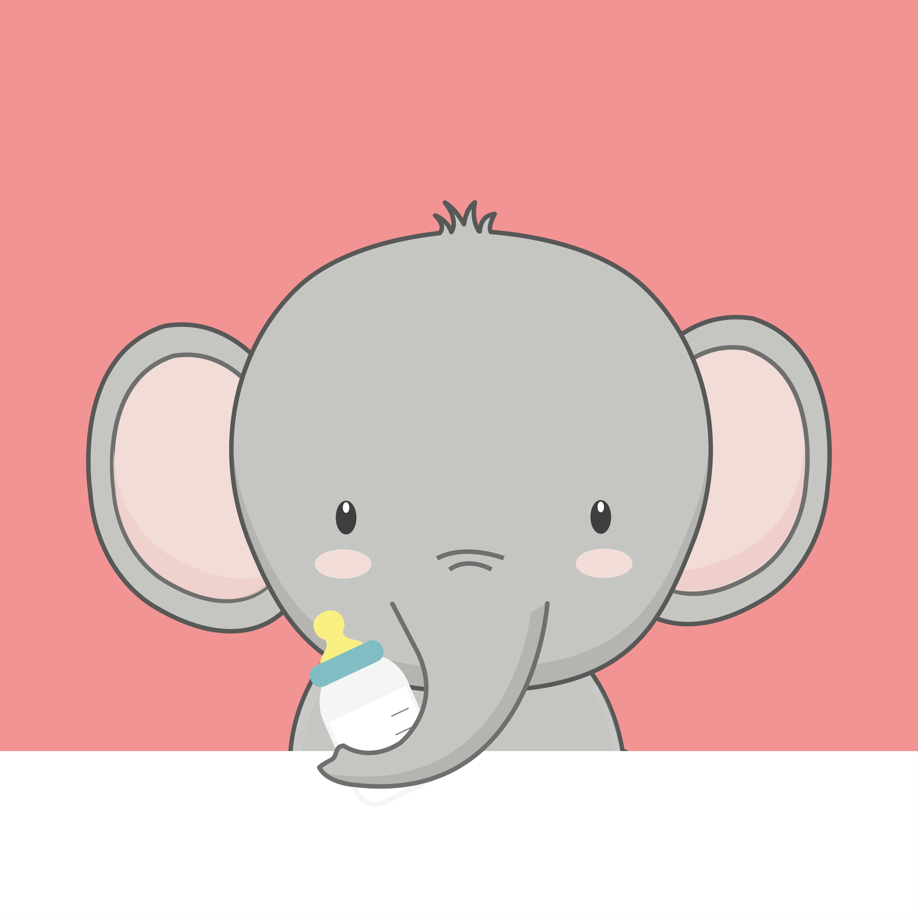 Free Free 311 Baby Elephant Cartoon Svg SVG PNG EPS DXF File