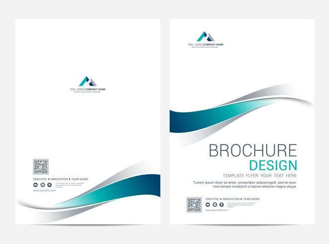 Brochure Layout template, cover design background vector