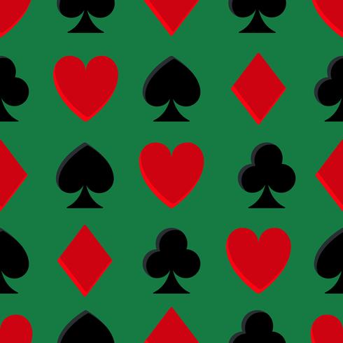 Casino poker seamless pattern vector
