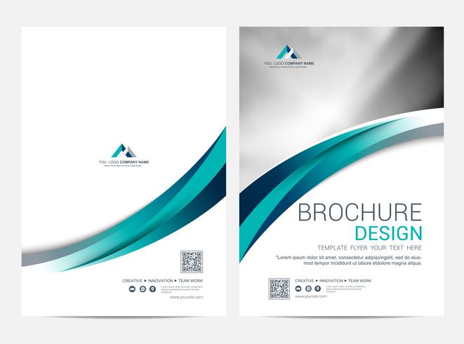 Brochure Layout template, cover design background vector