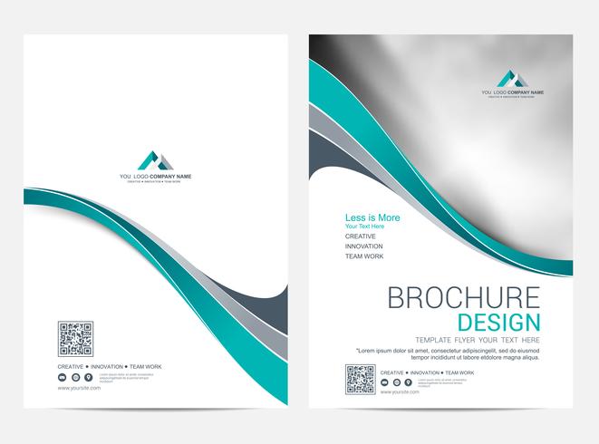 Brochure Layout template, cover design background vector