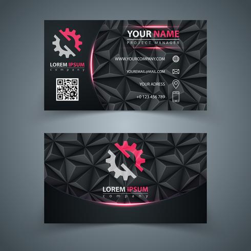 Business template. Idea for your print. vector