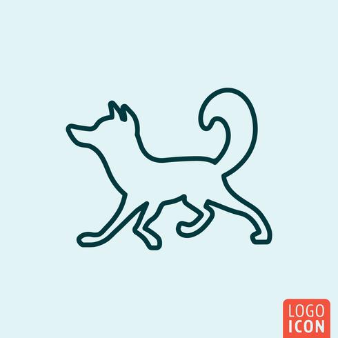 Icon line design vector