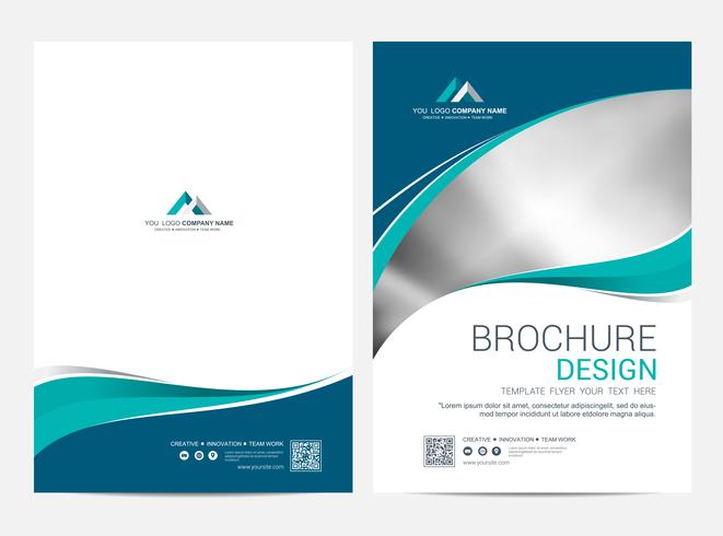 Brochure Layout template, cover design background vector