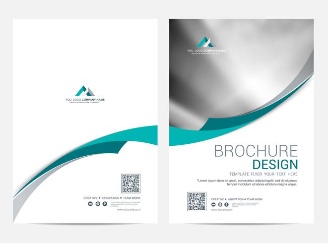 Brochure Layout template, cover design background vector