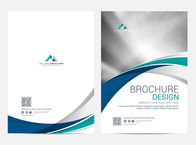 Brochure Layout template, cover design background vector