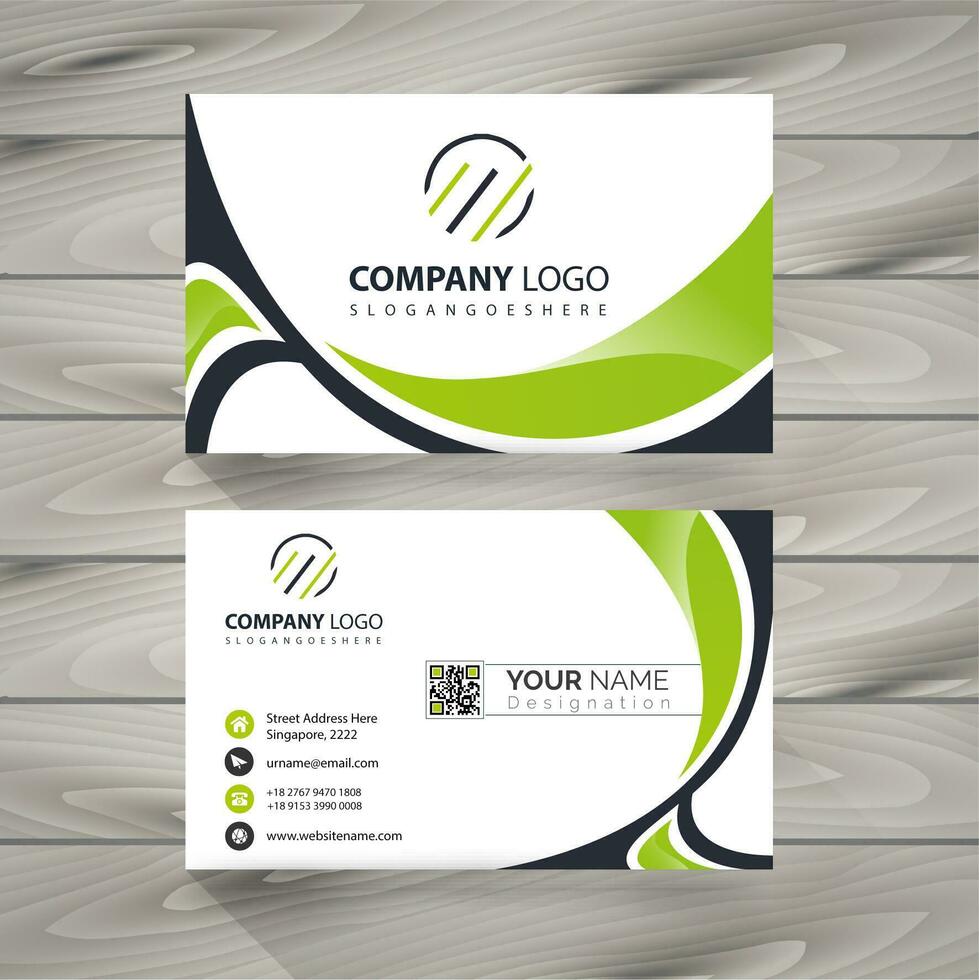 business card template vector