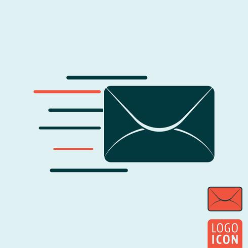 Message icon isolated. vector