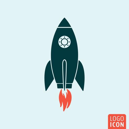 Rocket icon template vector