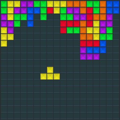 Retro video game vector