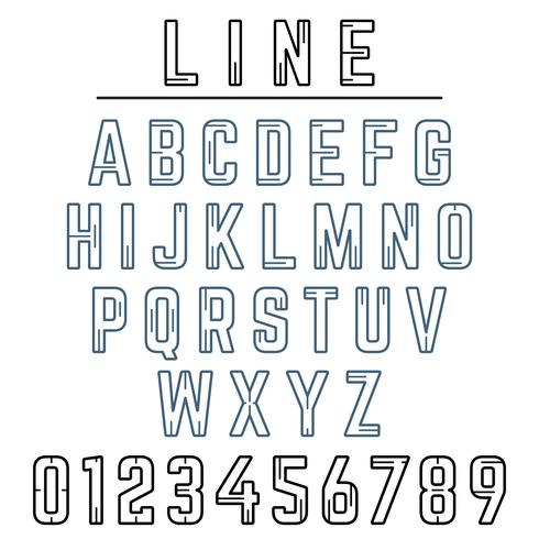 lineletter vector