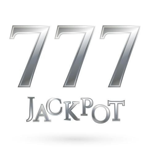 Casino jackpot symbol vector