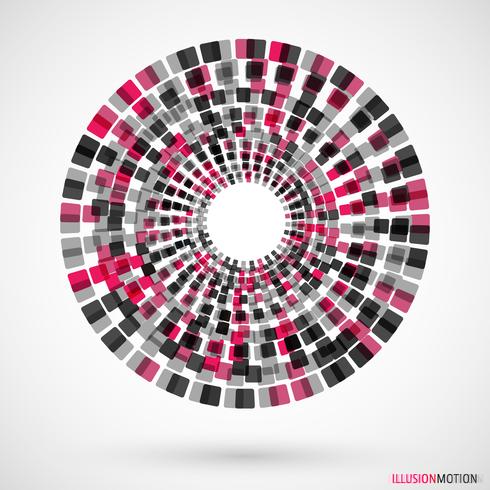 Rotating cubes logo vector