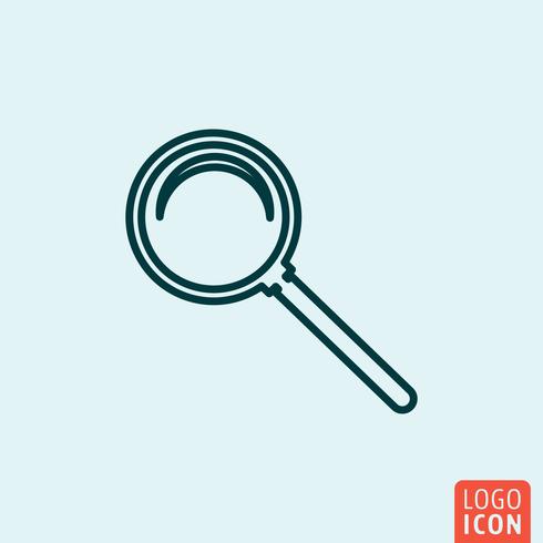 Icon line design vector