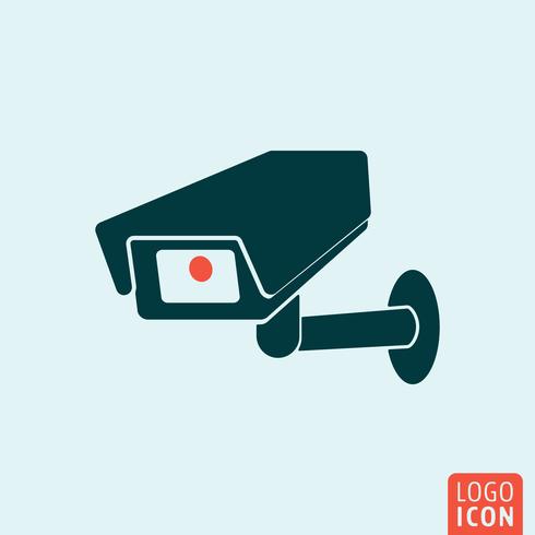 CCTV icon isolated vector