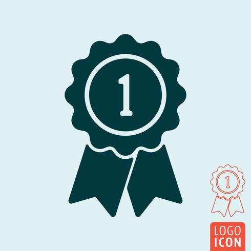 Award icon isolated vector