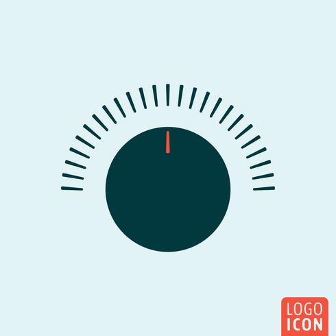 Volume button icon vector