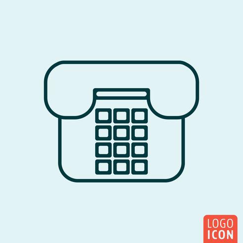 Icon line design vector