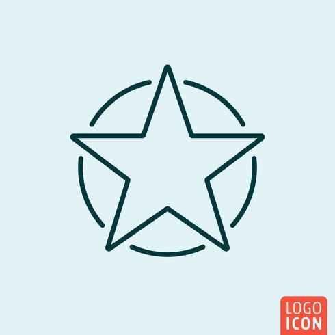 Diseño de líneas de iconos vector