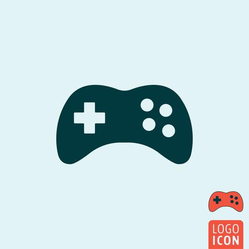 Icono de gamepad aislado vector