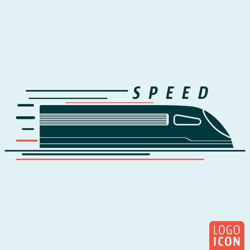 Train icon isolated vector