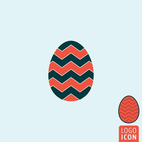 Egg icon isolated vector