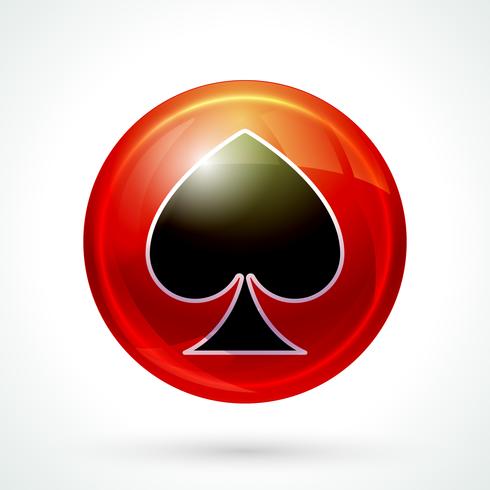 Icono de juegos de casino vector