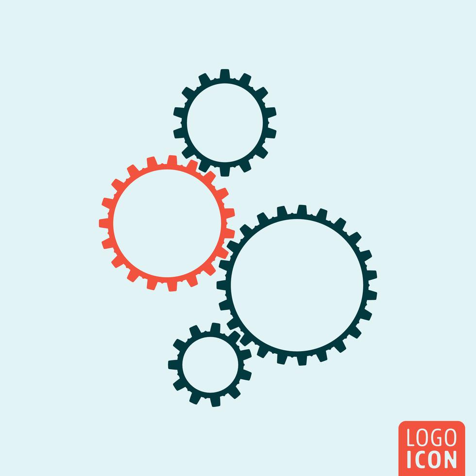 Gear setting icon 557778 Vector Art at Vecteezy