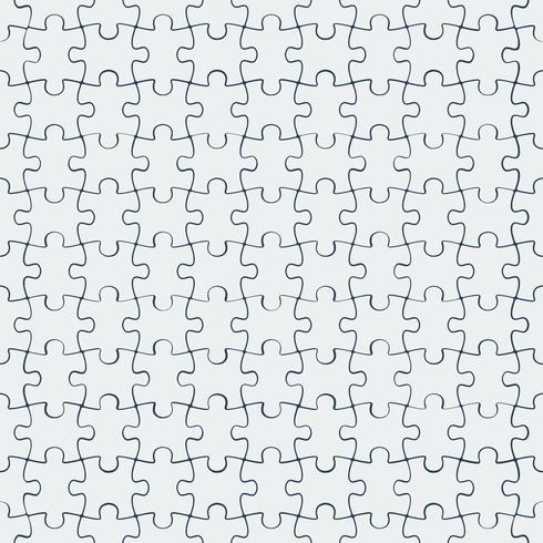 Puzzle seamless pattern vector