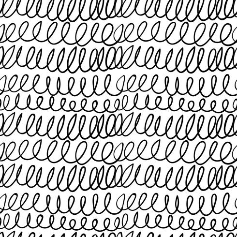 Seamless stylish hand drawn pattern.  vector