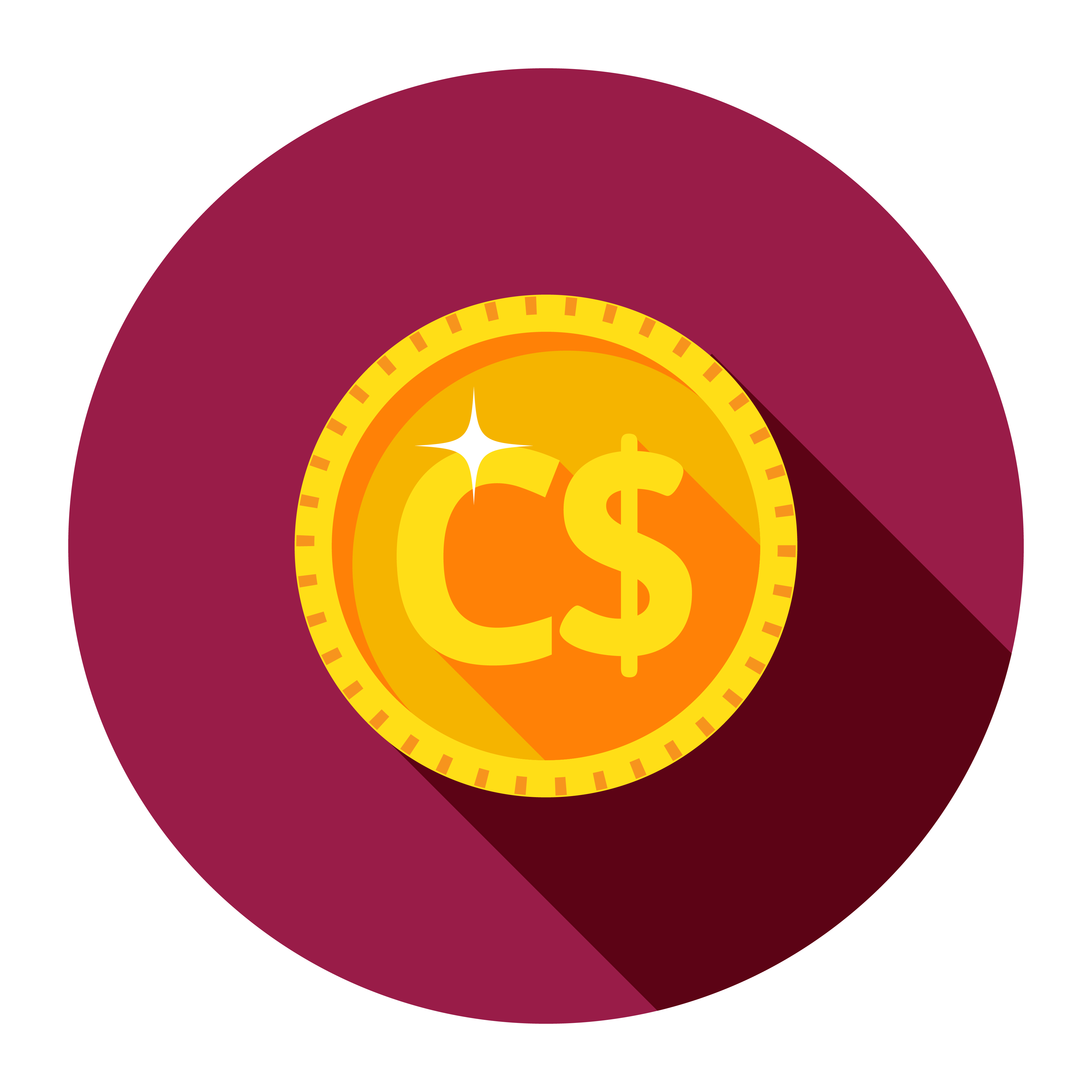 Vector gold coin. The flat style. 558227 Vector Art at Vecteezy