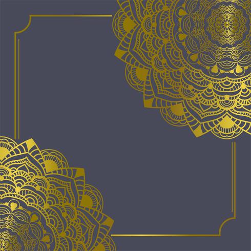 Mandala vintage decorations elements and Frames Vector illustration Converted