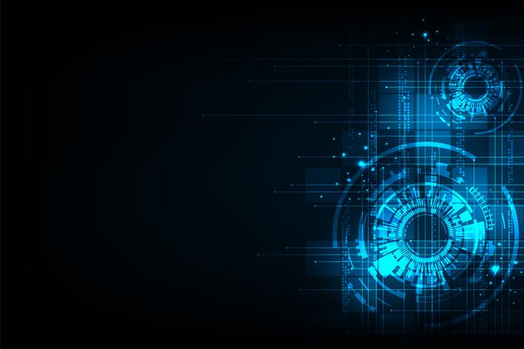 Vector abstract background technology innovation of the future.