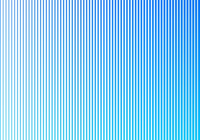 Abstract Blue Gradient Color Vertical Lines Pattern On White