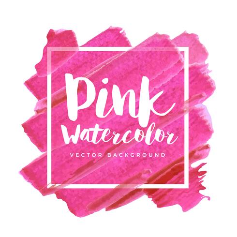 Modern banner design with watercolor background vector