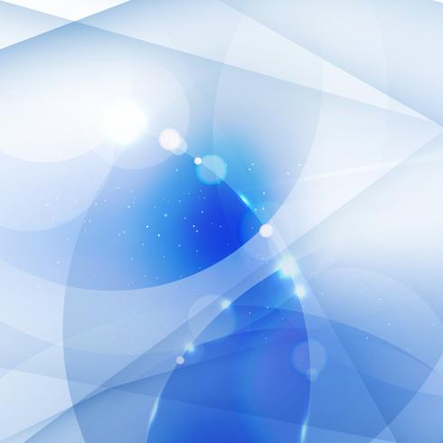 Abstract background white and blue geometric, lines, circles overlay and lighting effect.  vector