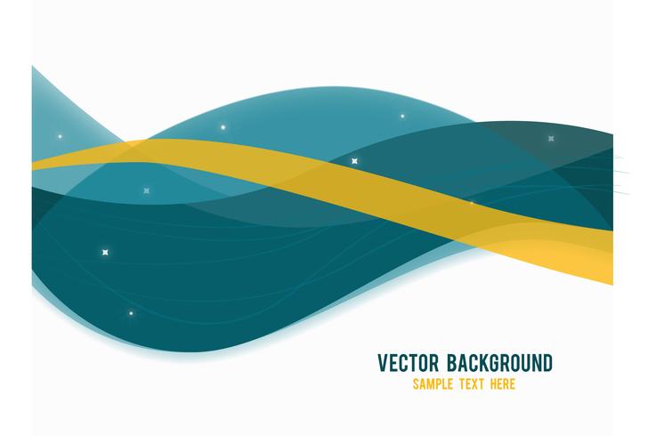 Blue  Yellow Abstract Vector Background