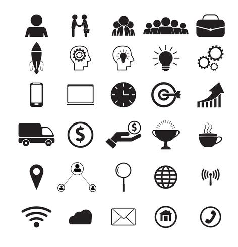 Business and Network 30 Icon Vector