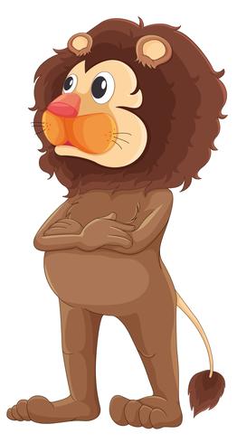 Mr lion vector