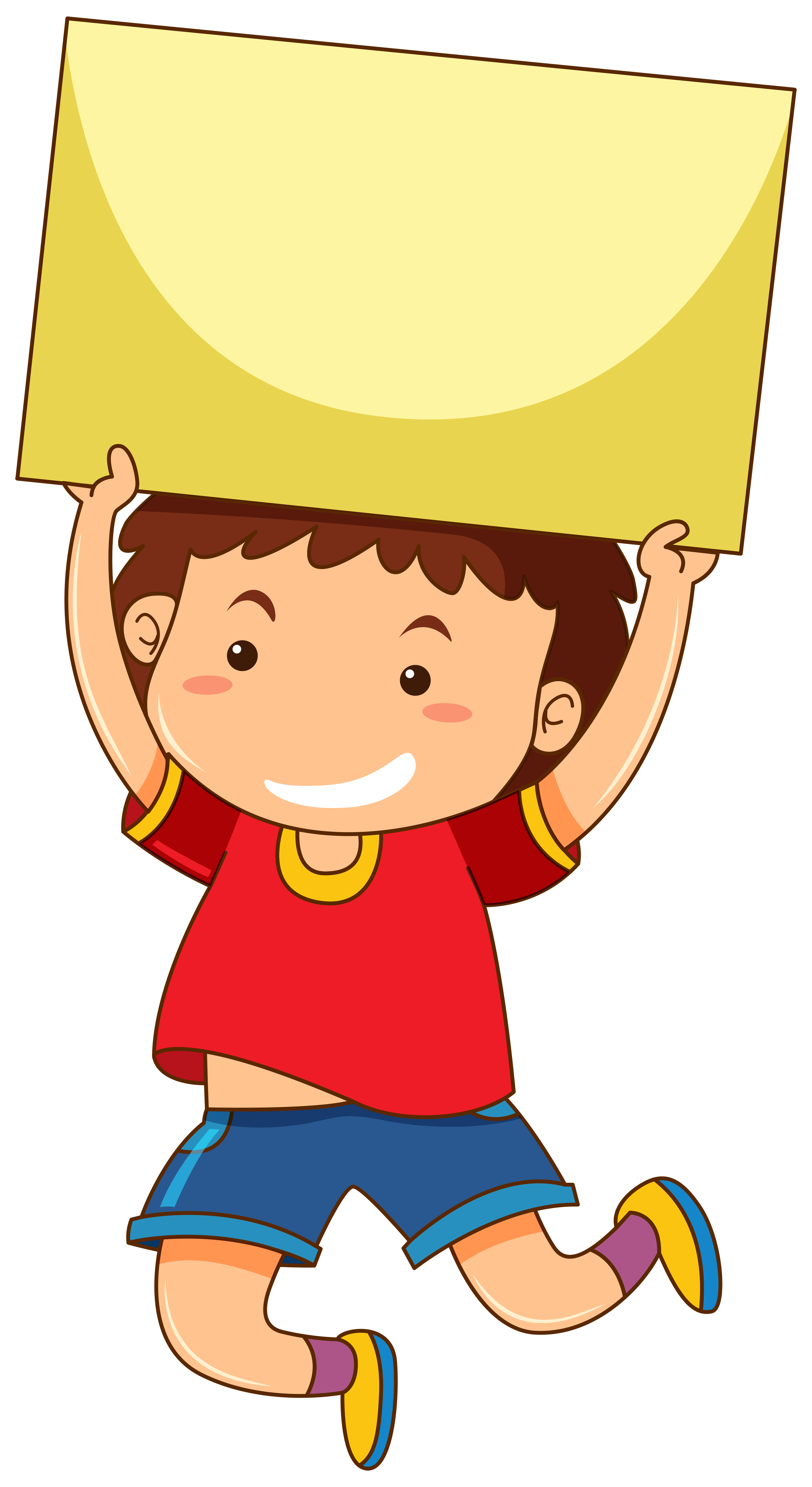 Download Little boy with black cardboard 559312 - Download Free ...