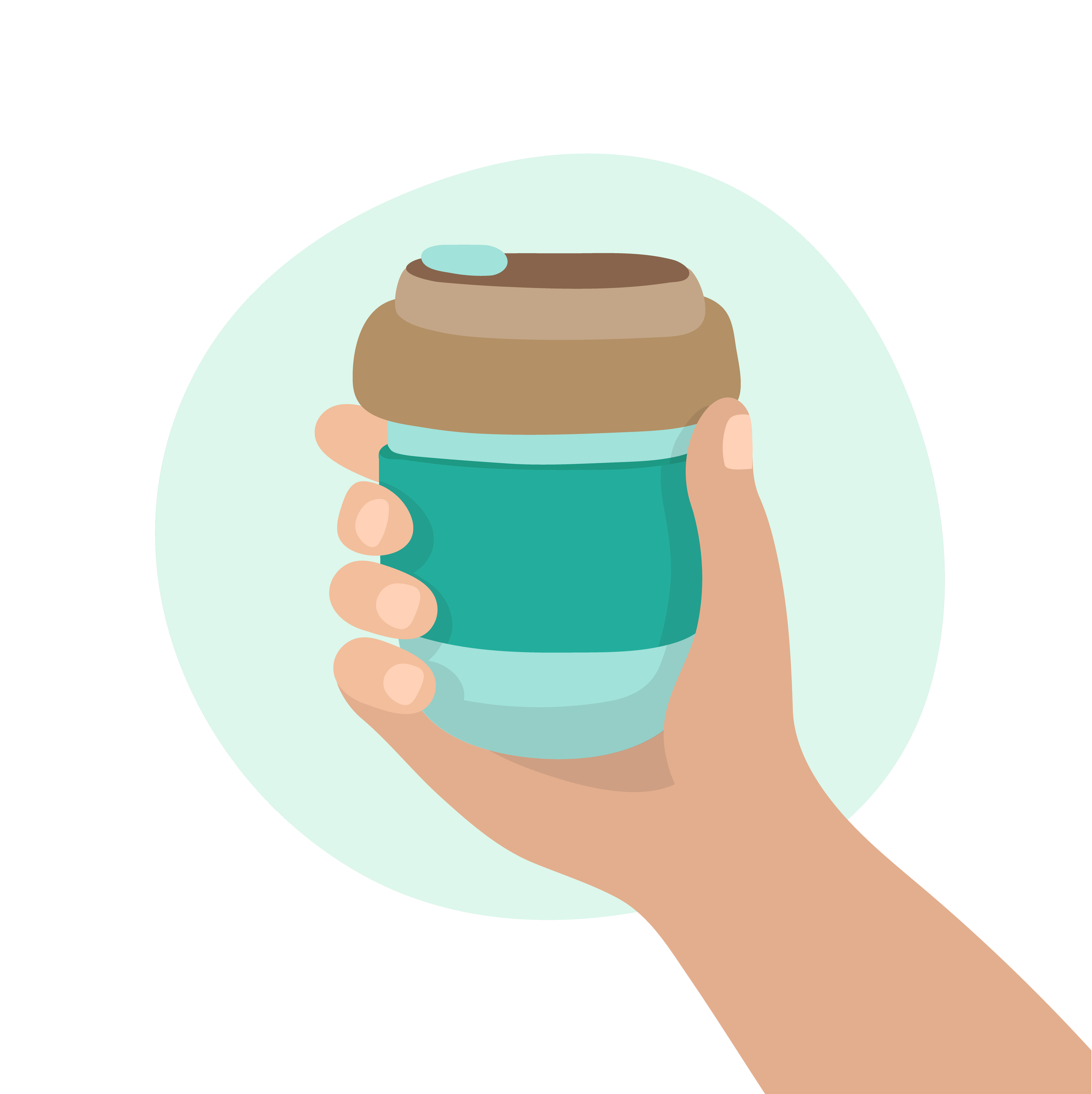Reusable Coffee Cup Hand Holding A Cup Sustainable Lifestyle Zero reusable-coffee-cup-hand-holding-a-cup-sustainable-lifestyle-zero