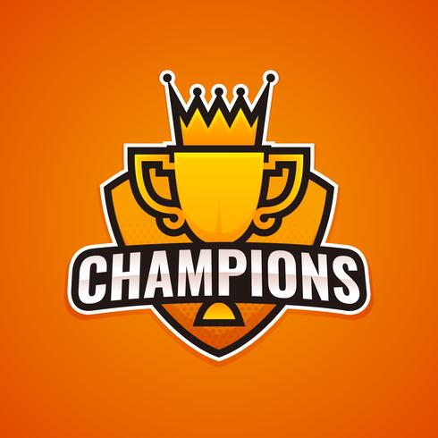 Logotipo de Champions League Sports vector