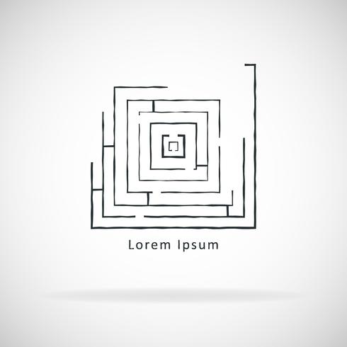 labyrinth vector