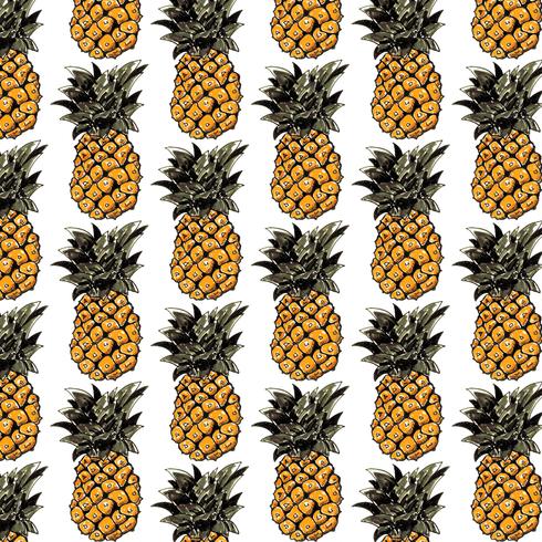 Pineapple Pattern vector