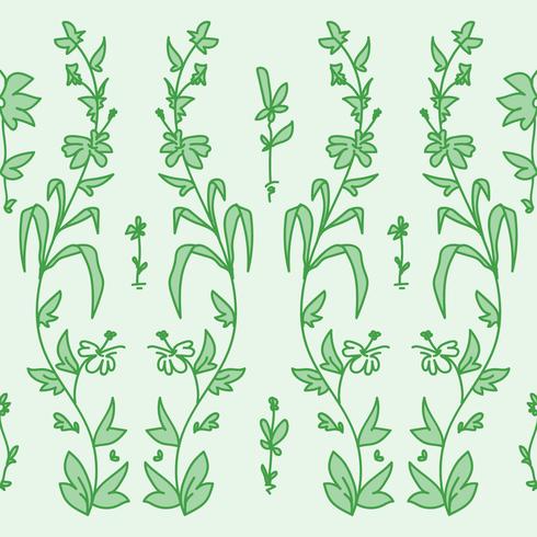 Garden Flower Pattern	 vector