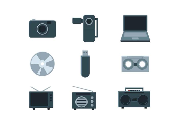 Multimedia Icon Vector