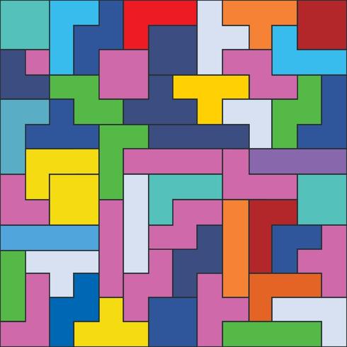Bricks game pieces  vector