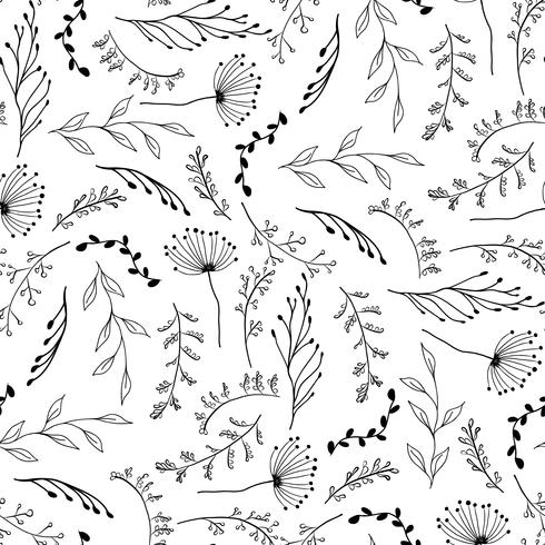 Floral seamless pattern. vector