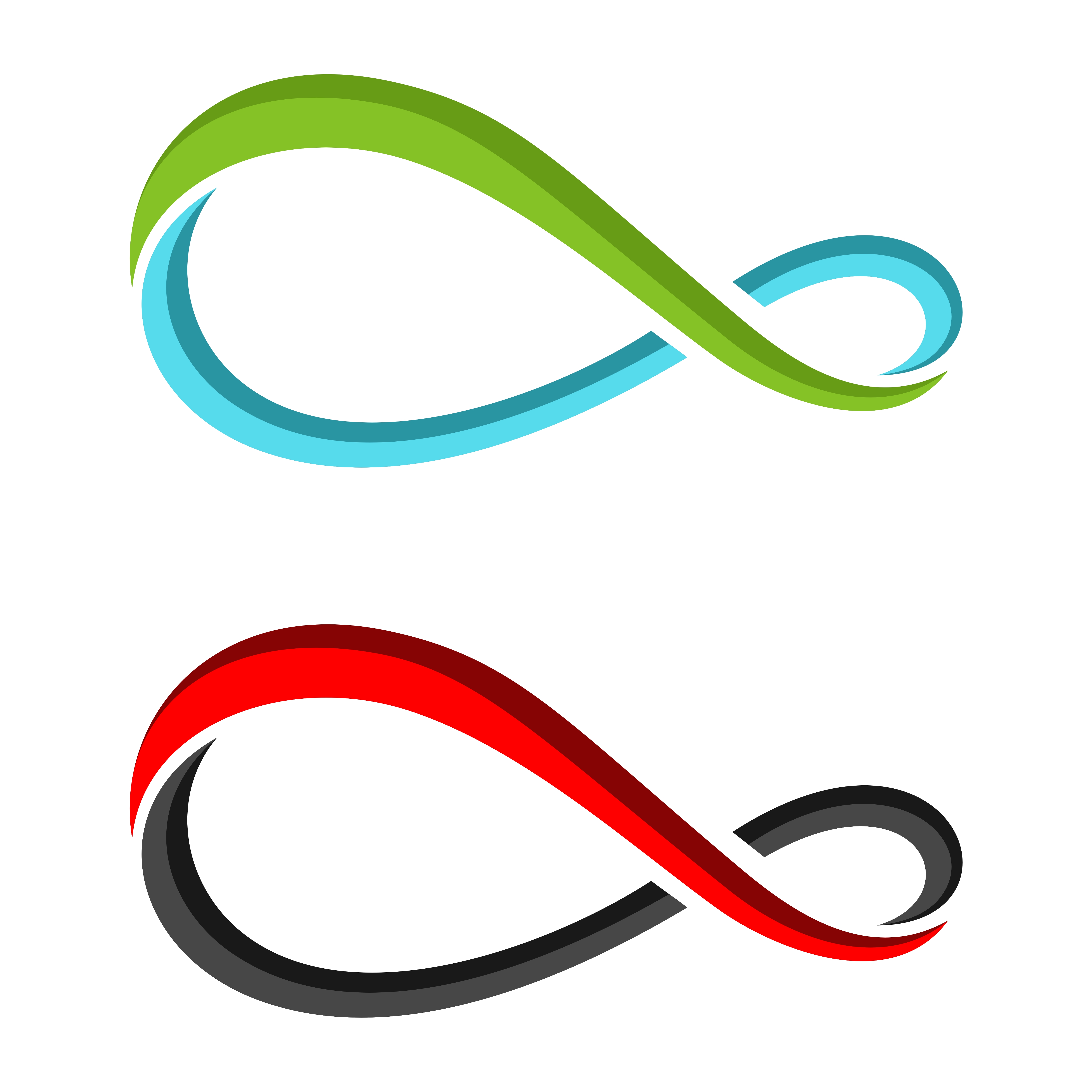 Colorful Infinity Loop Logo Template Illustration Design. Vector EPS 10