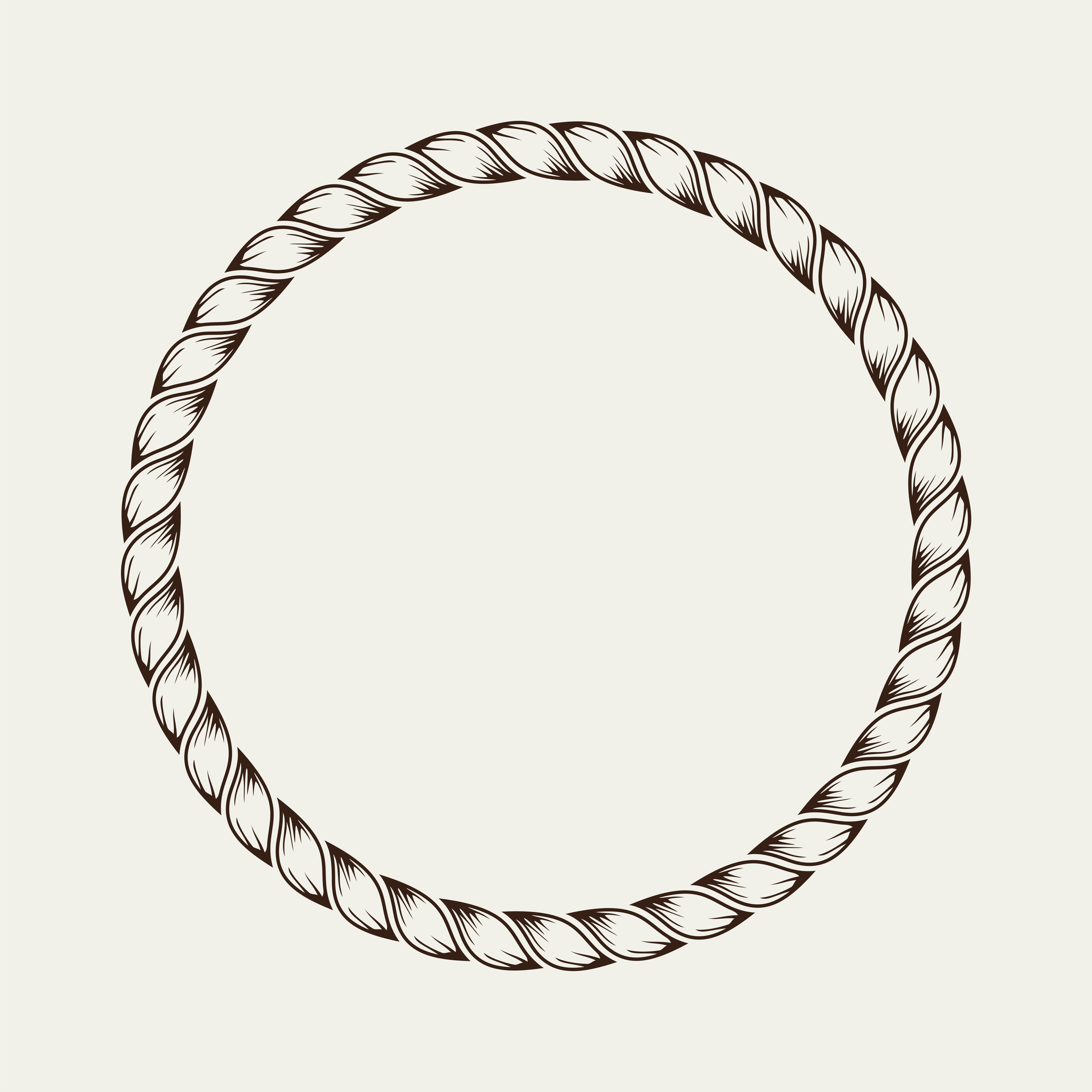 Rope Border Logo Template Illustration Design. Vector EPS ...